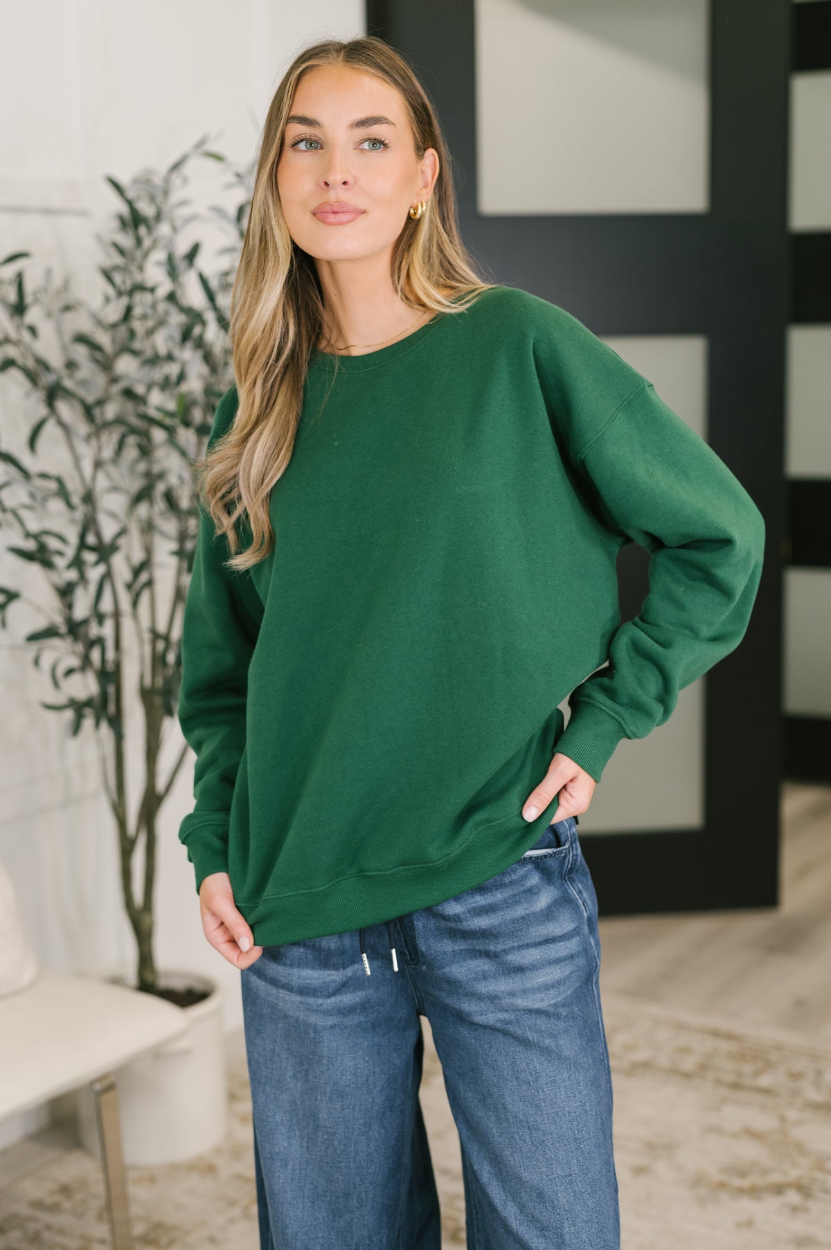 Keep Her Close Drop Shoulder Pullover - 10/30/2026