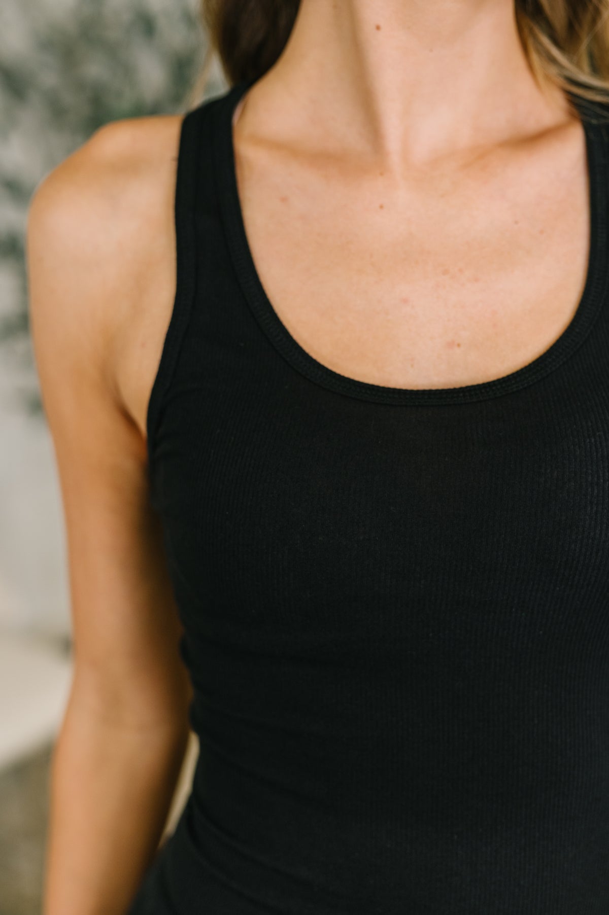 Keeping it Cool Scoop Neck Tank in Black - 6/10/2026