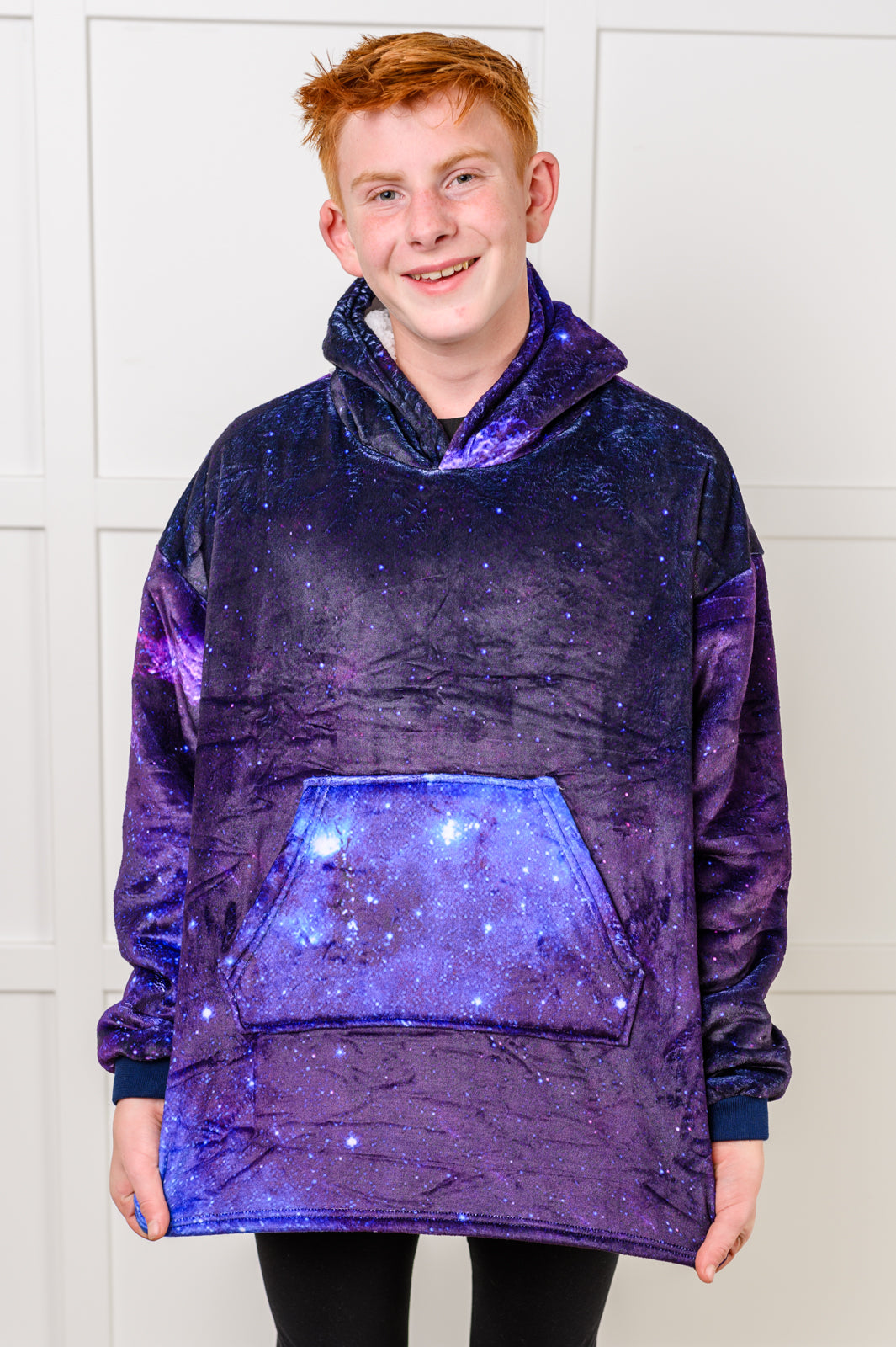 Kids Oversized Hoodie Blanket in Starry Sky - 12/6/2024