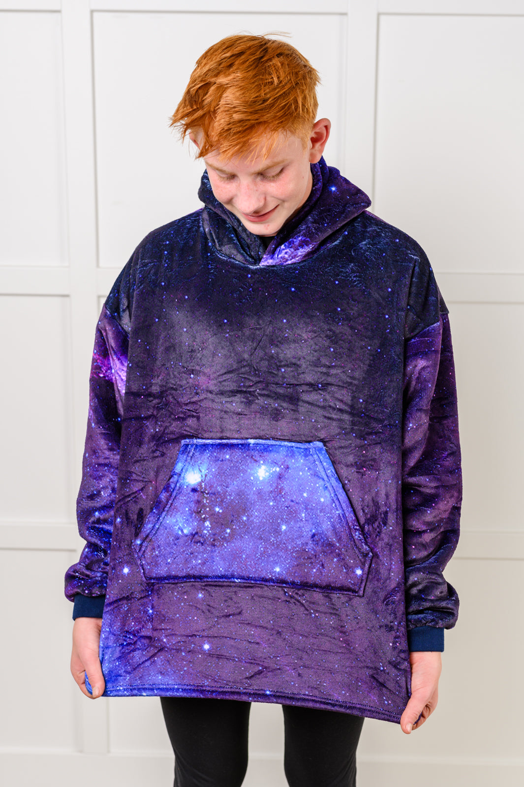 Kids Oversized Hoodie Blanket in Starry Sky - 12/6/2024