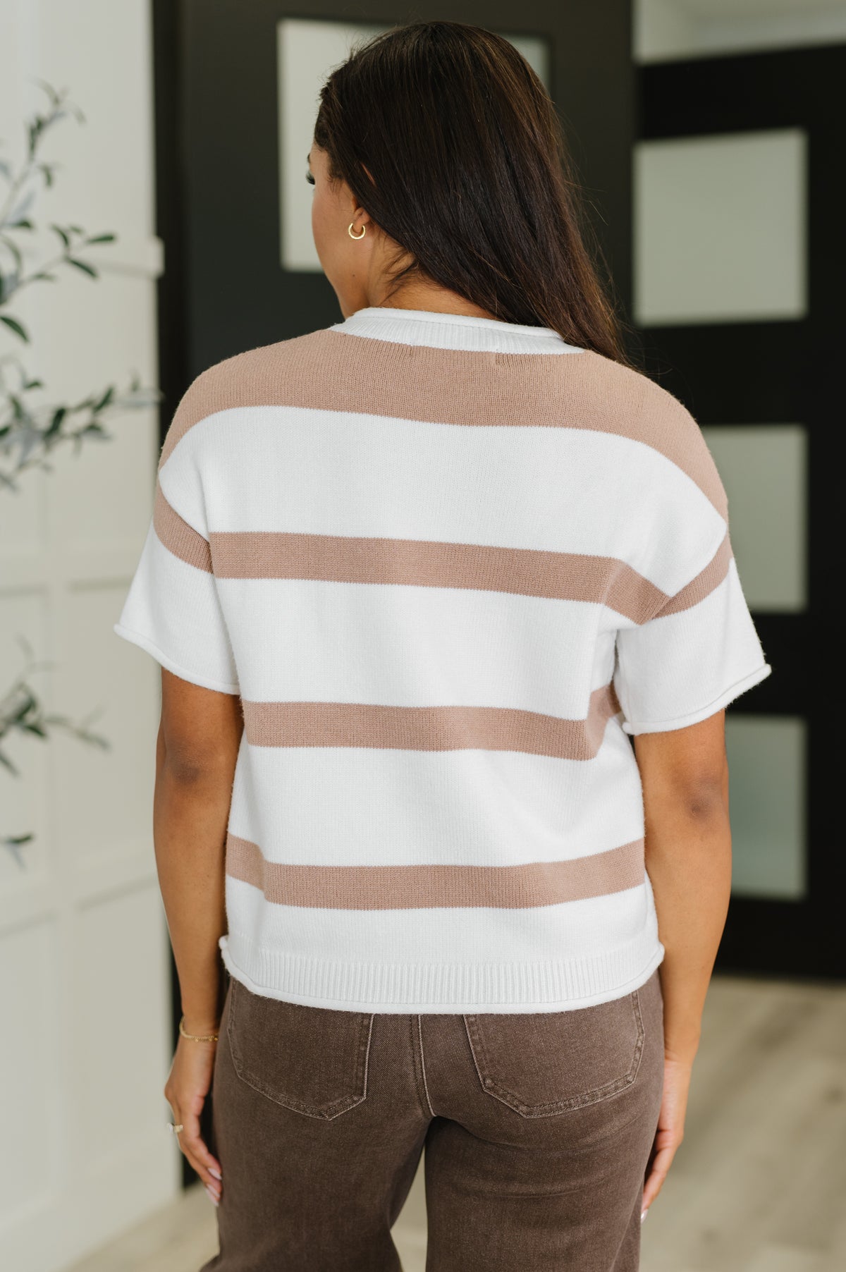 Knit & Known Drop Shoulder Sweater Knit Top - 9/19/2025