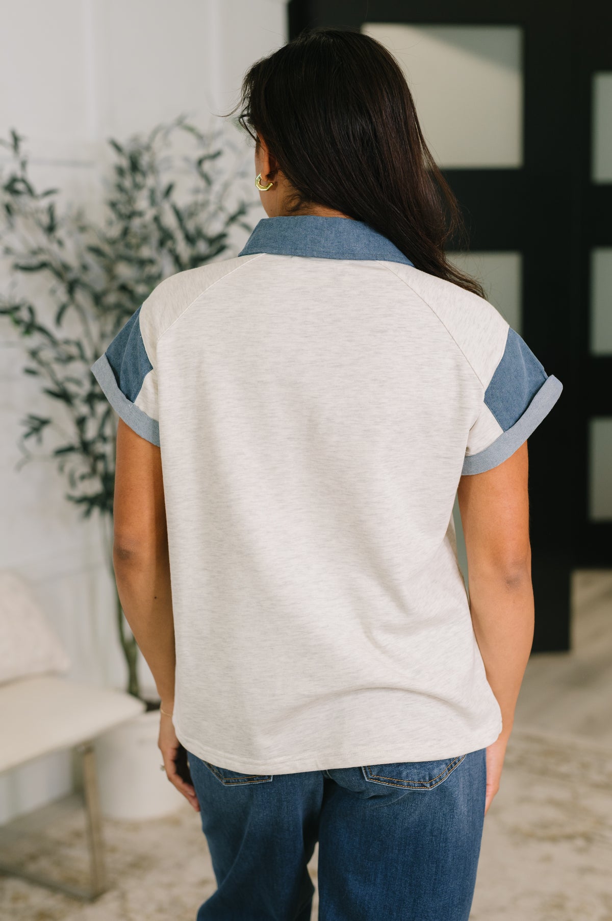 Knowing Me Collared Henley Top - 5/29/2026