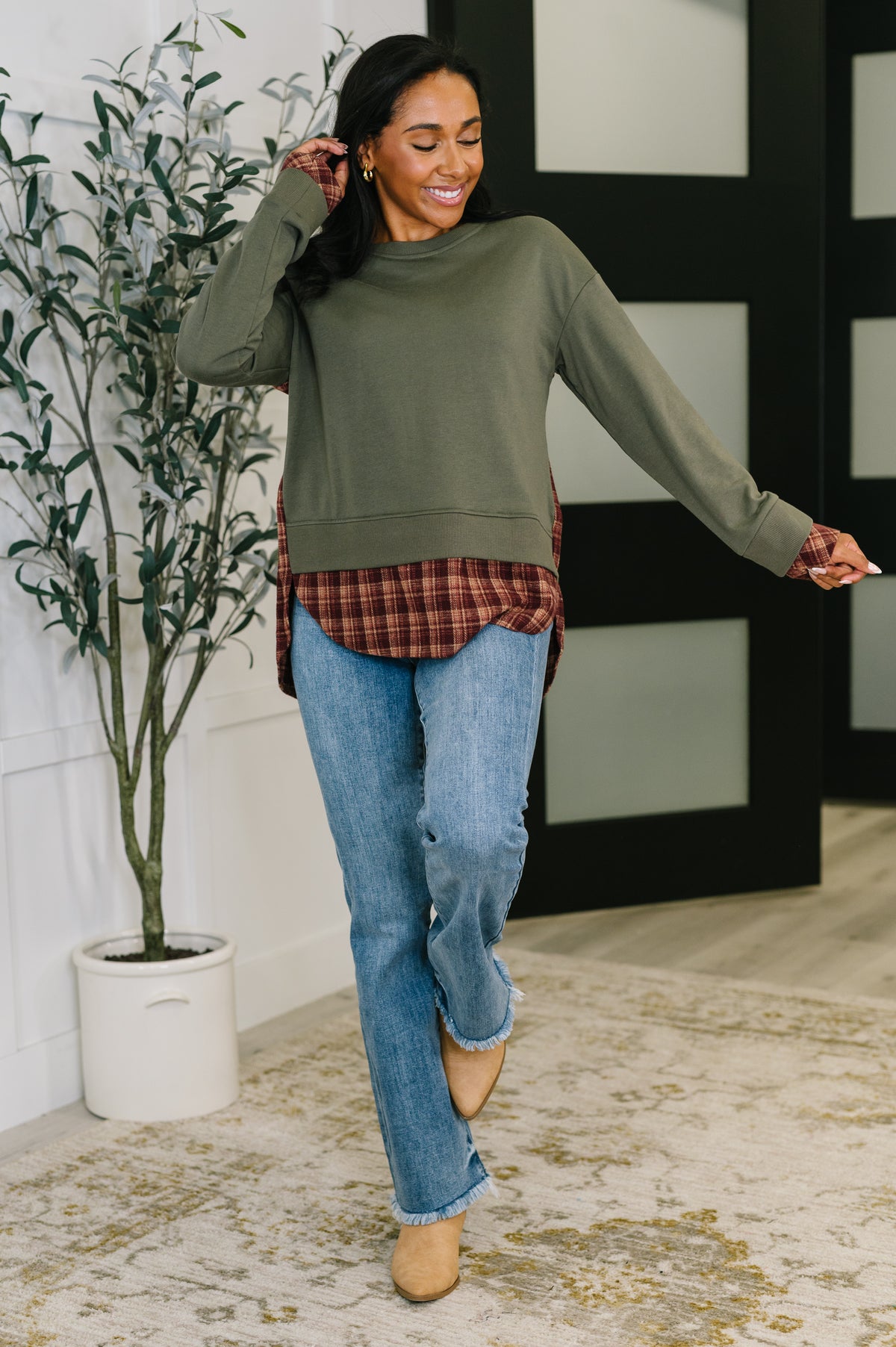 Layer Player Drop Shoulder Long Sleeve Top - 10/17/2025