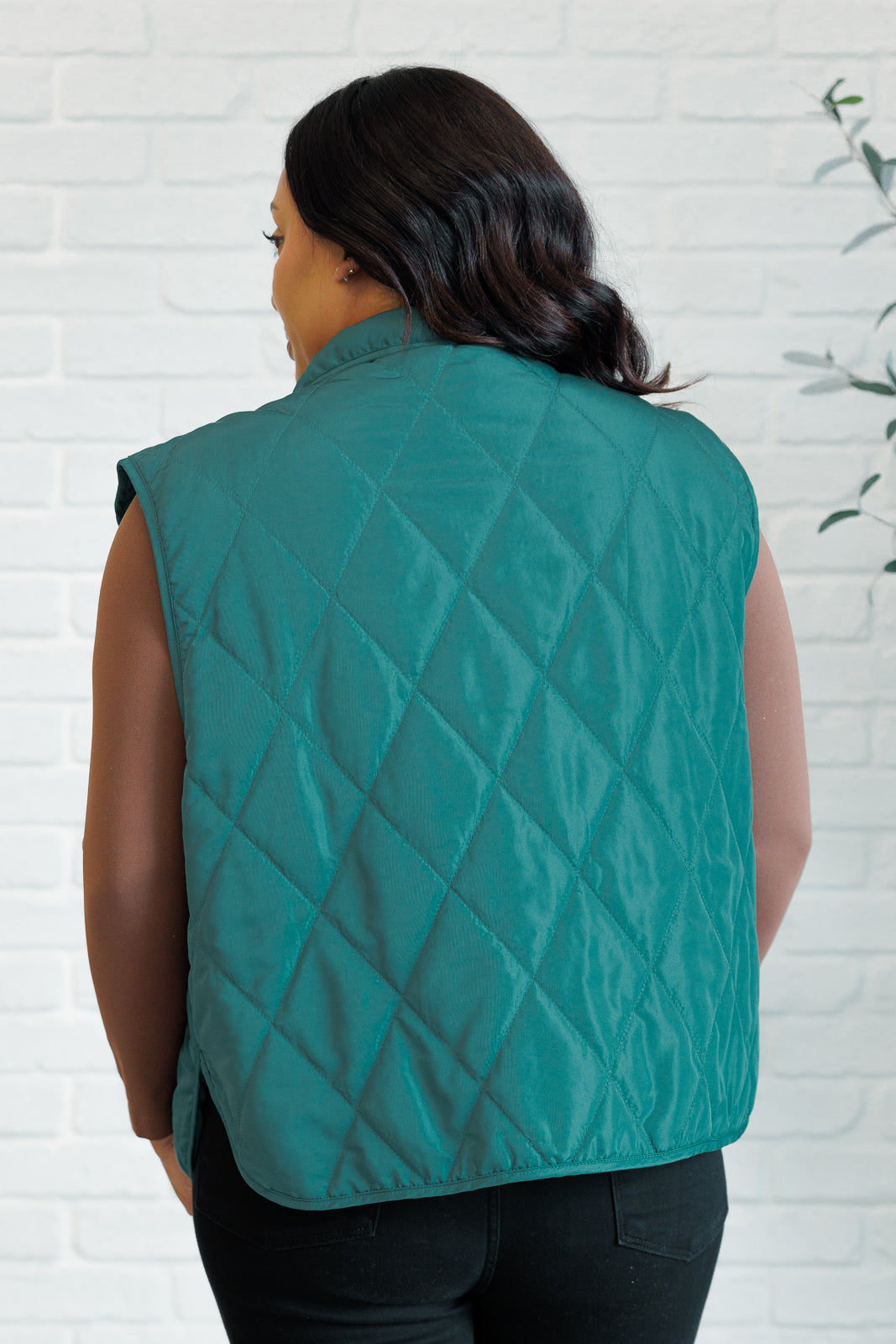 Layering Queen Quilted Puffer Vest in Hunter Green - 11/19/2024