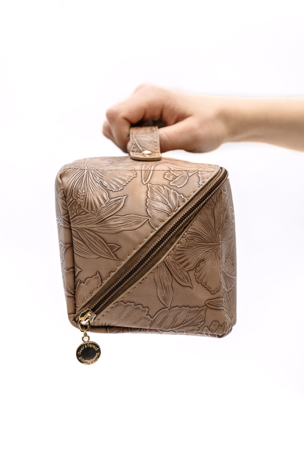 Life In Luxury Large Capacity Cosmetic Bag in Cream - 11/27/2023