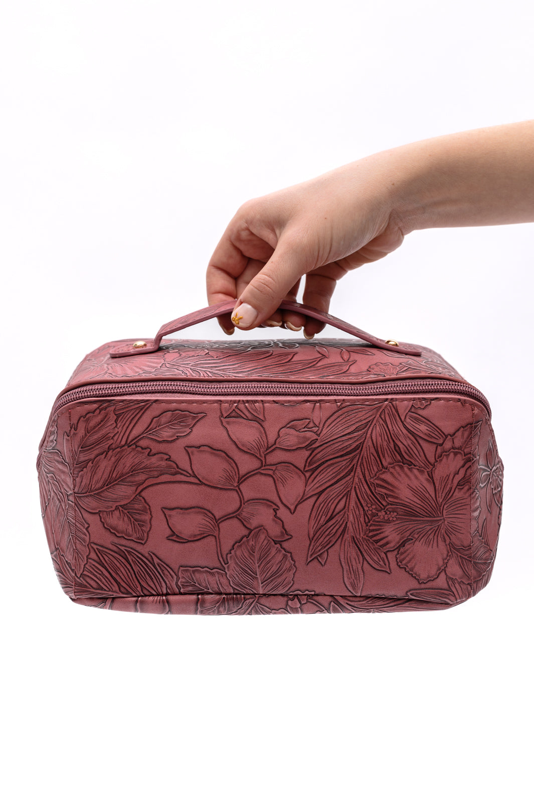 Life In Luxury Large Capacity Cosmetic Bag in Merlot - 12/6/2024