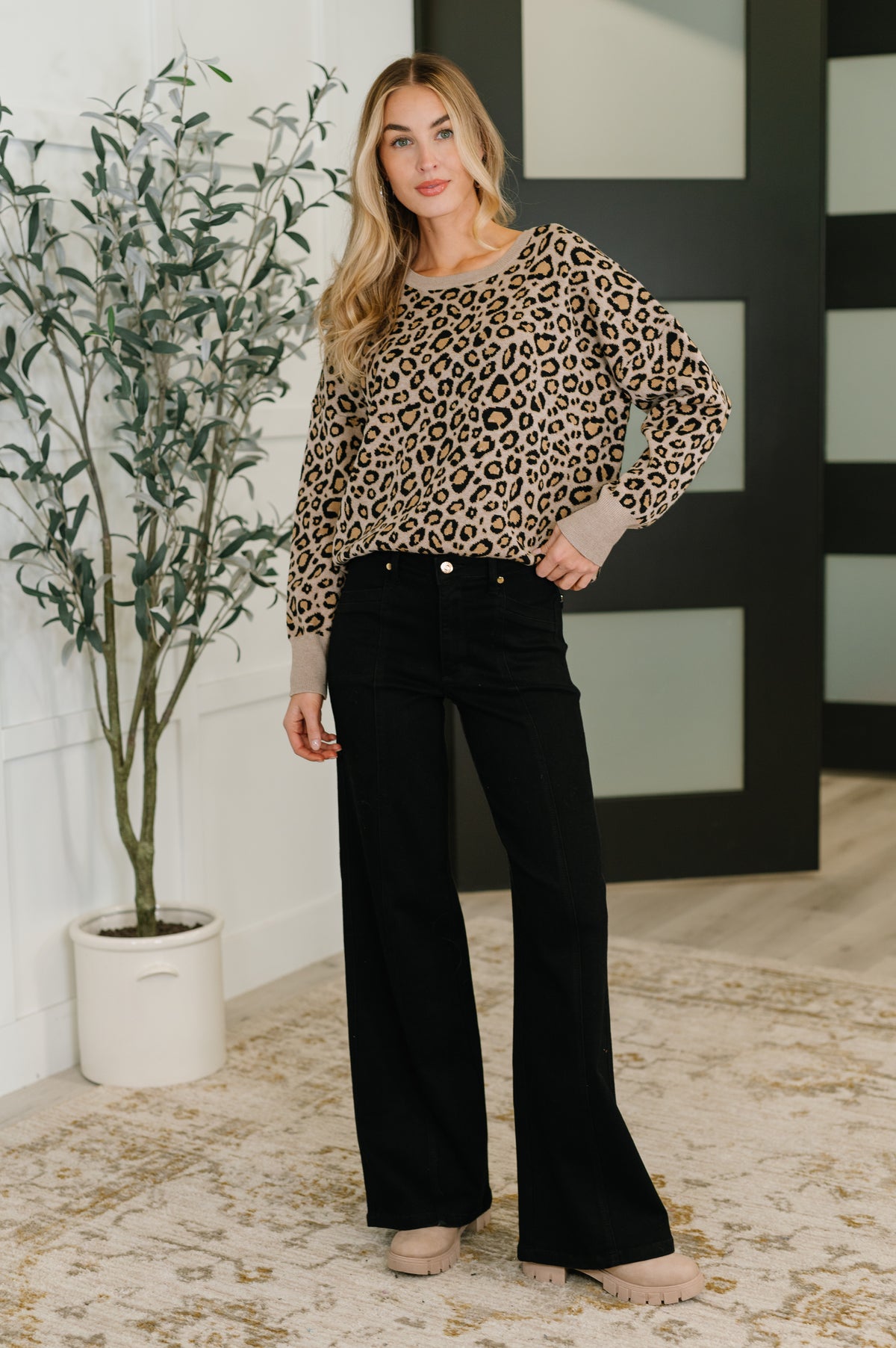 Lil' Sass Never Hurt Leopard Print Pullover - 11/4/2025