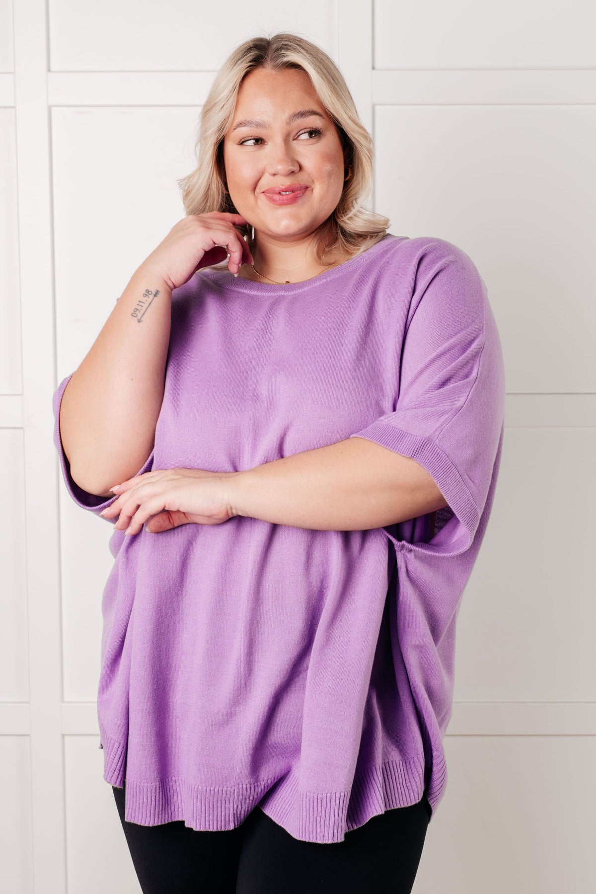 Lilac Whisper Dolman Sleeve Top - 1/23/2025