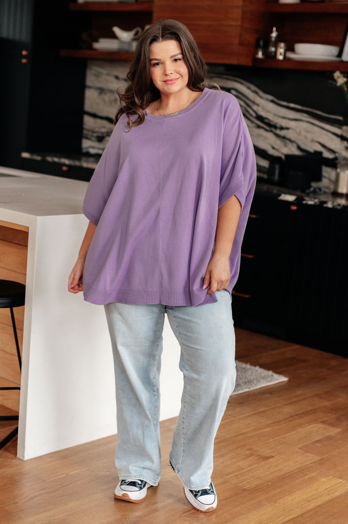 Lilac Whisper Dolman Sleeve Top - 1/23/2025