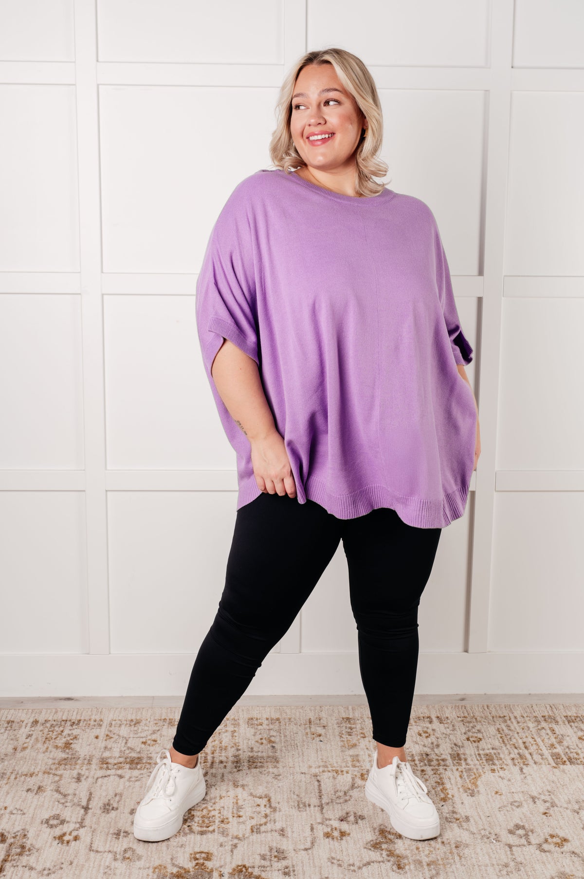 Lilac Whisper Dolman Sleeve Top - 1/23/2025