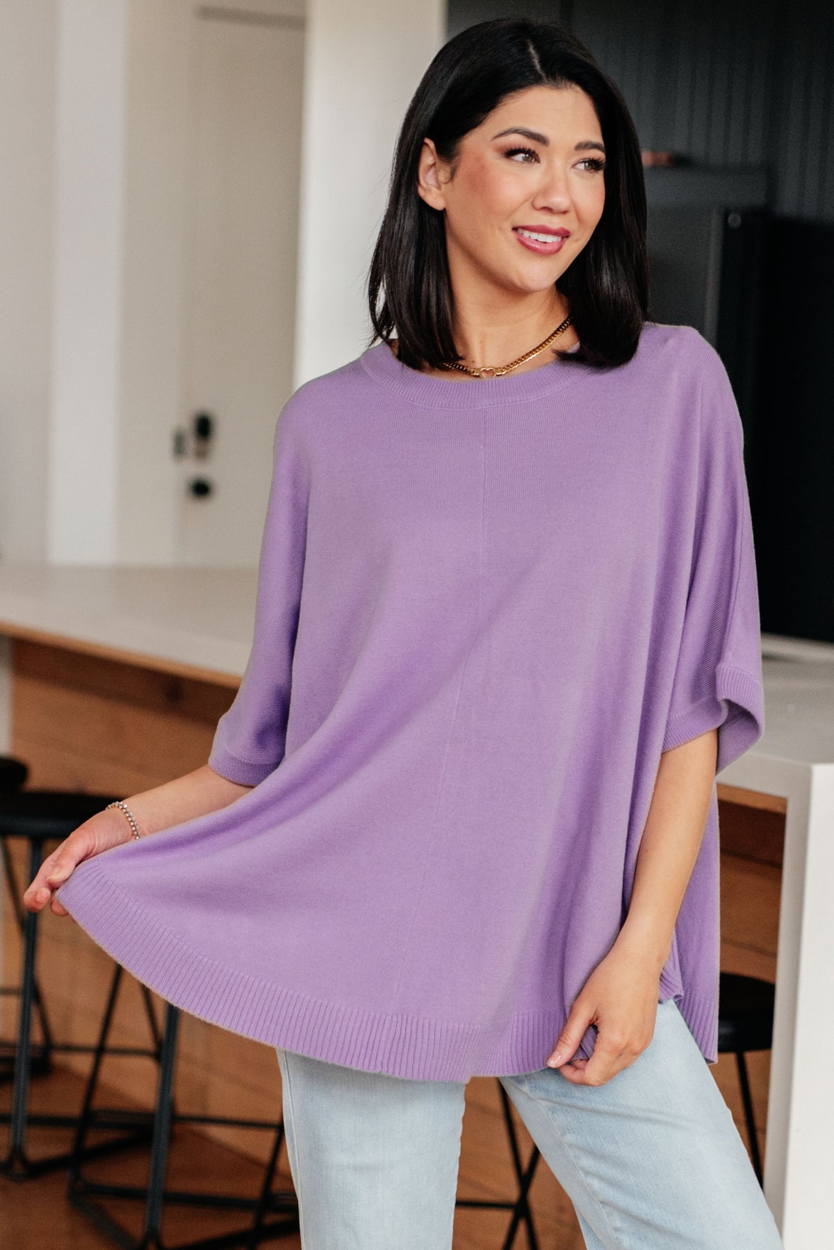 Lilac Whisper Dolman Sleeve Top - 1/23/2025