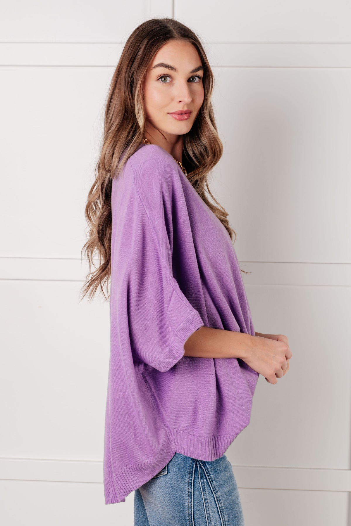 Lilac Whisper Dolman Sleeve Top - 1/23/2025