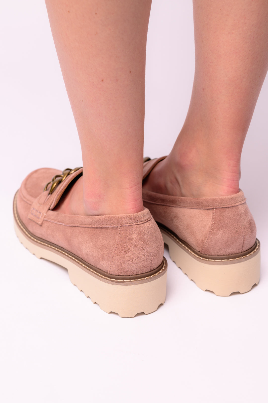 Literally Loafers in Blush Faux Suede - 7/24/2024 Corkys