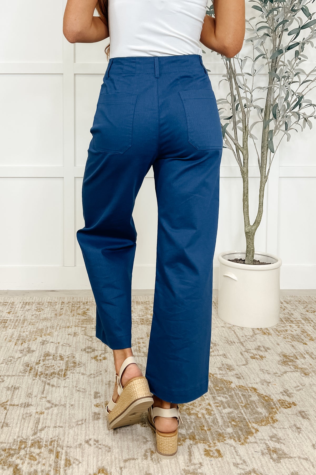 Little Strolls Straight Leg Trousers in Royal Blue - 5/6/2025