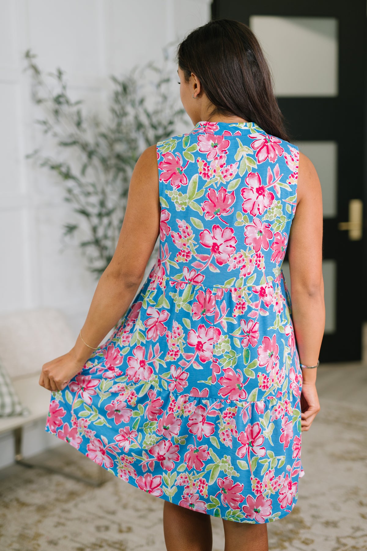 Lizzy Three Tier Tank Dress in Falling Floral - 5/8/2026 NEW