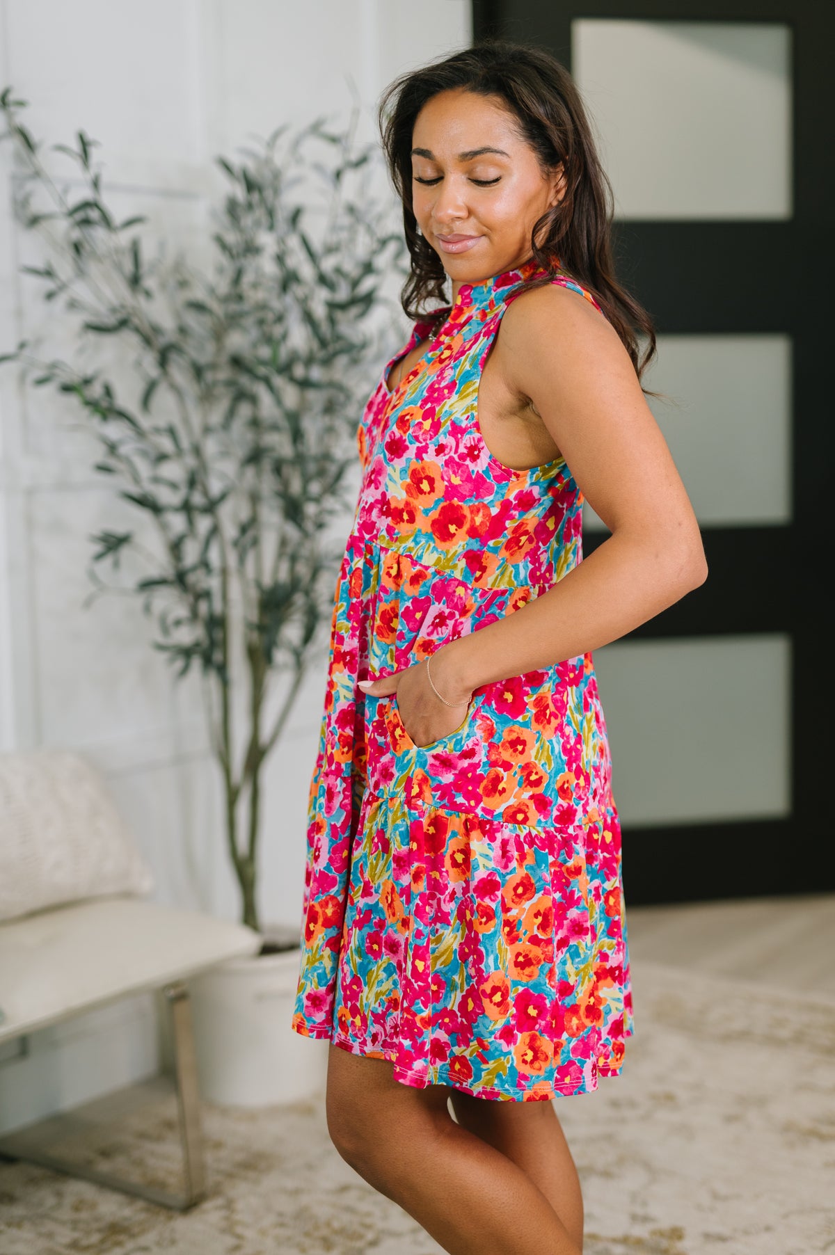 Lizzy Three Tier Tank Dress in Morning Glory - 5/8/2026 NEW