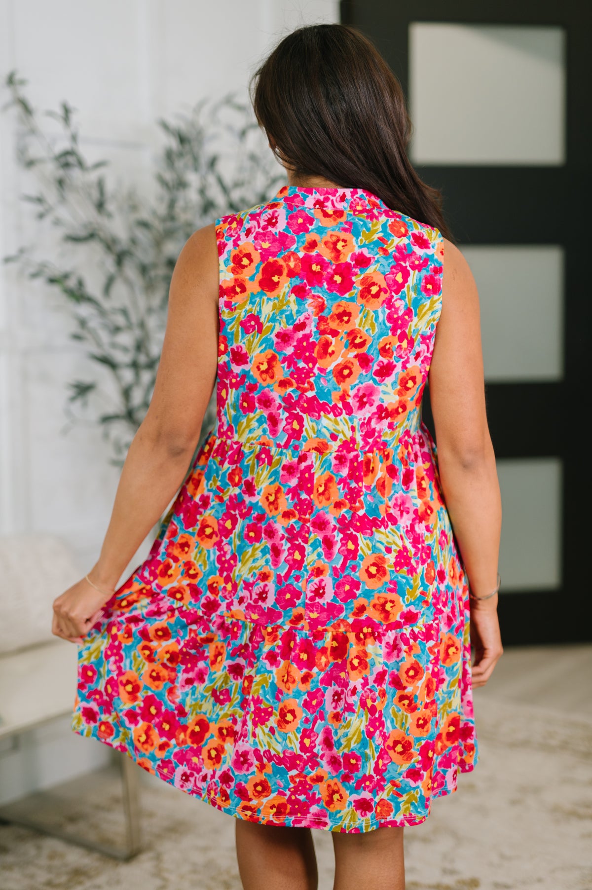 Lizzy Three Tier Tank Dress in Morning Glory - 5/8/2026 NEW