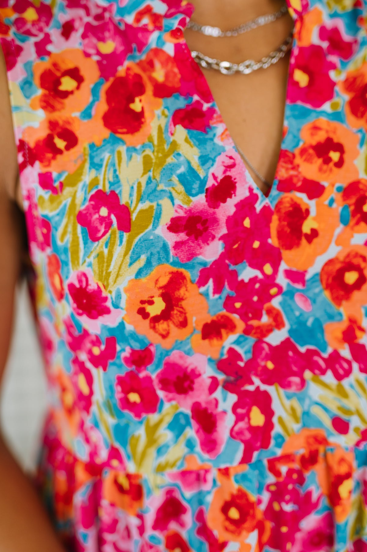Lizzy Three Tier Tank Dress in Morning Glory - 5/8/2026 NEW