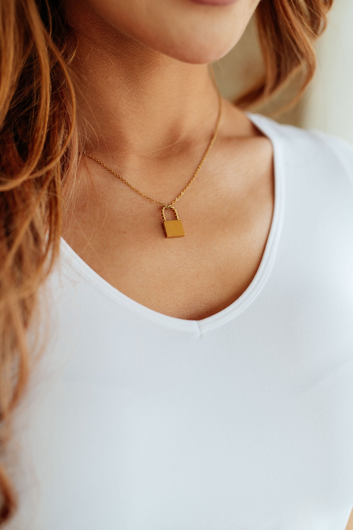 Lock it Up Lock Pendant Necklace - 11/2/2026