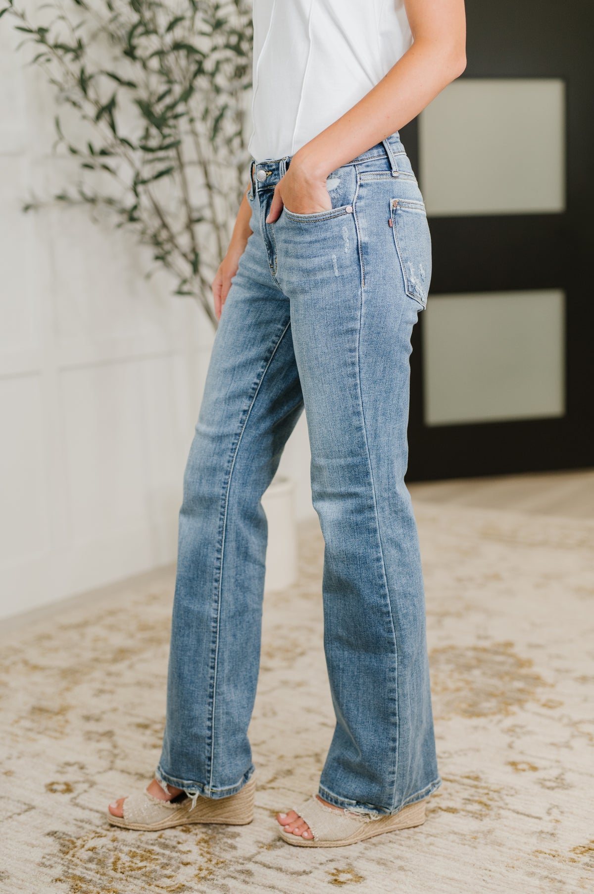 Lorena Mid Rise Vintage Wash Bootcut Jeans - 6/11/2025 NEW