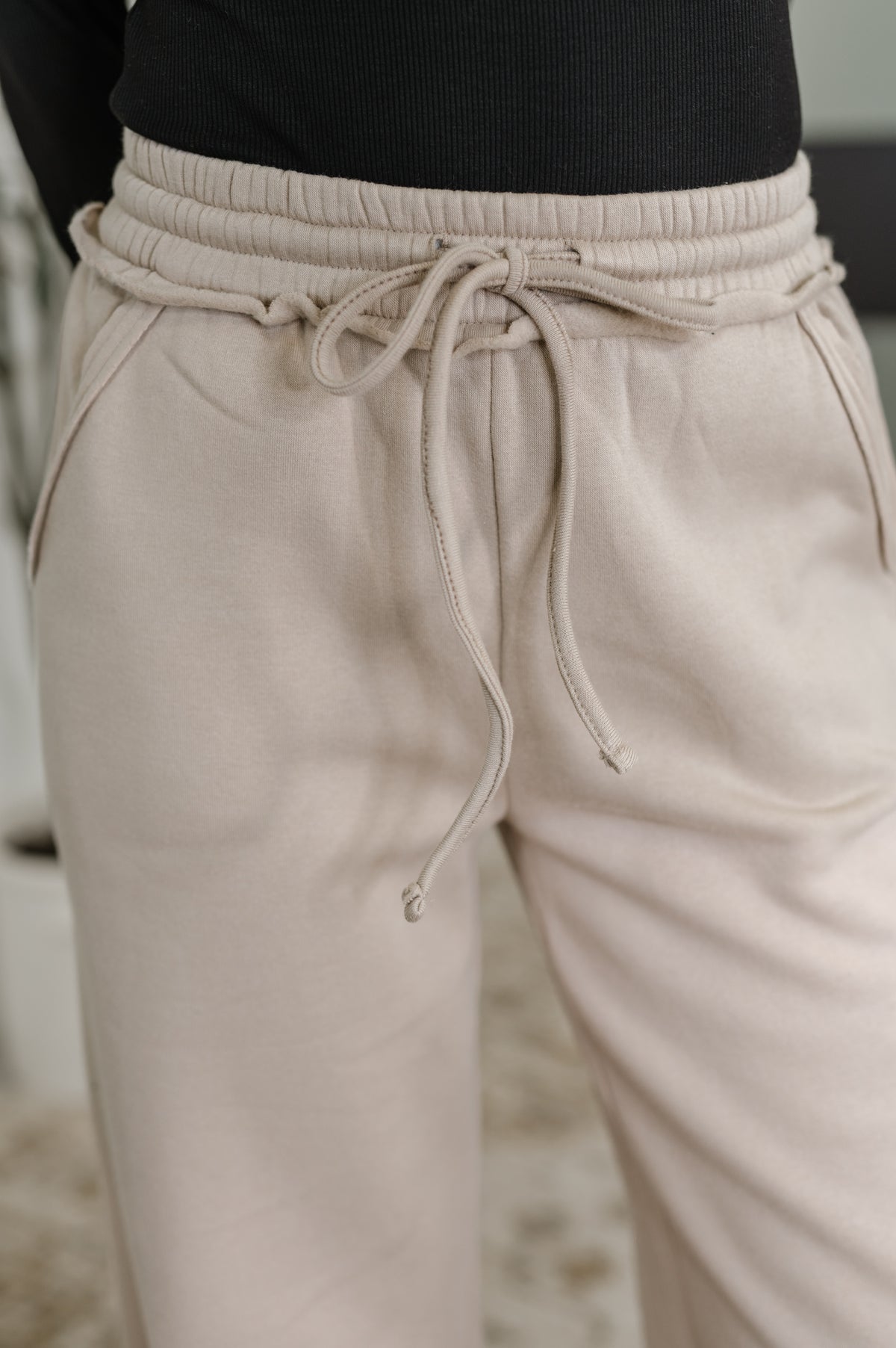 Lounge Line Wide Leg Sweats in Ash Mocha - 8/20/2025
