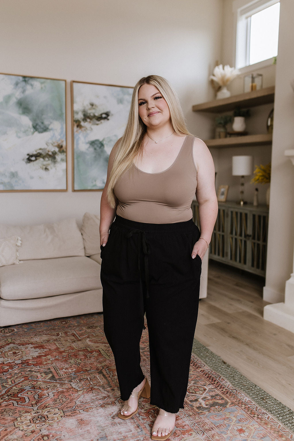 Love Me Dearly High Waisted Pants in Black - 6/16/2025