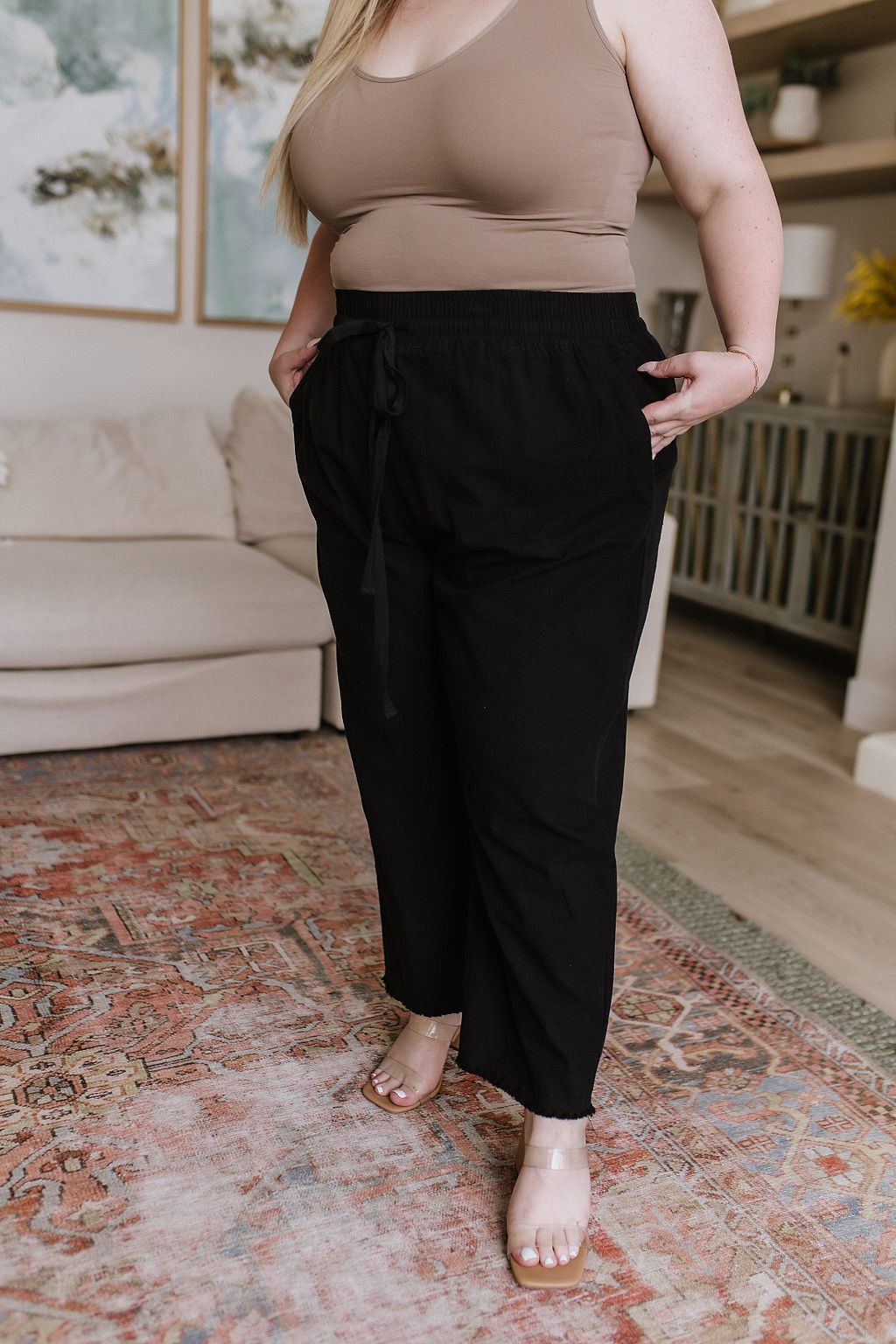 Love Me Dearly High Waisted Pants in Black - 6/16/2025