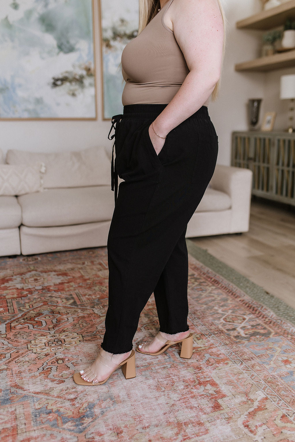 Love Me Dearly High Waisted Pants in Black - 6/16/2025