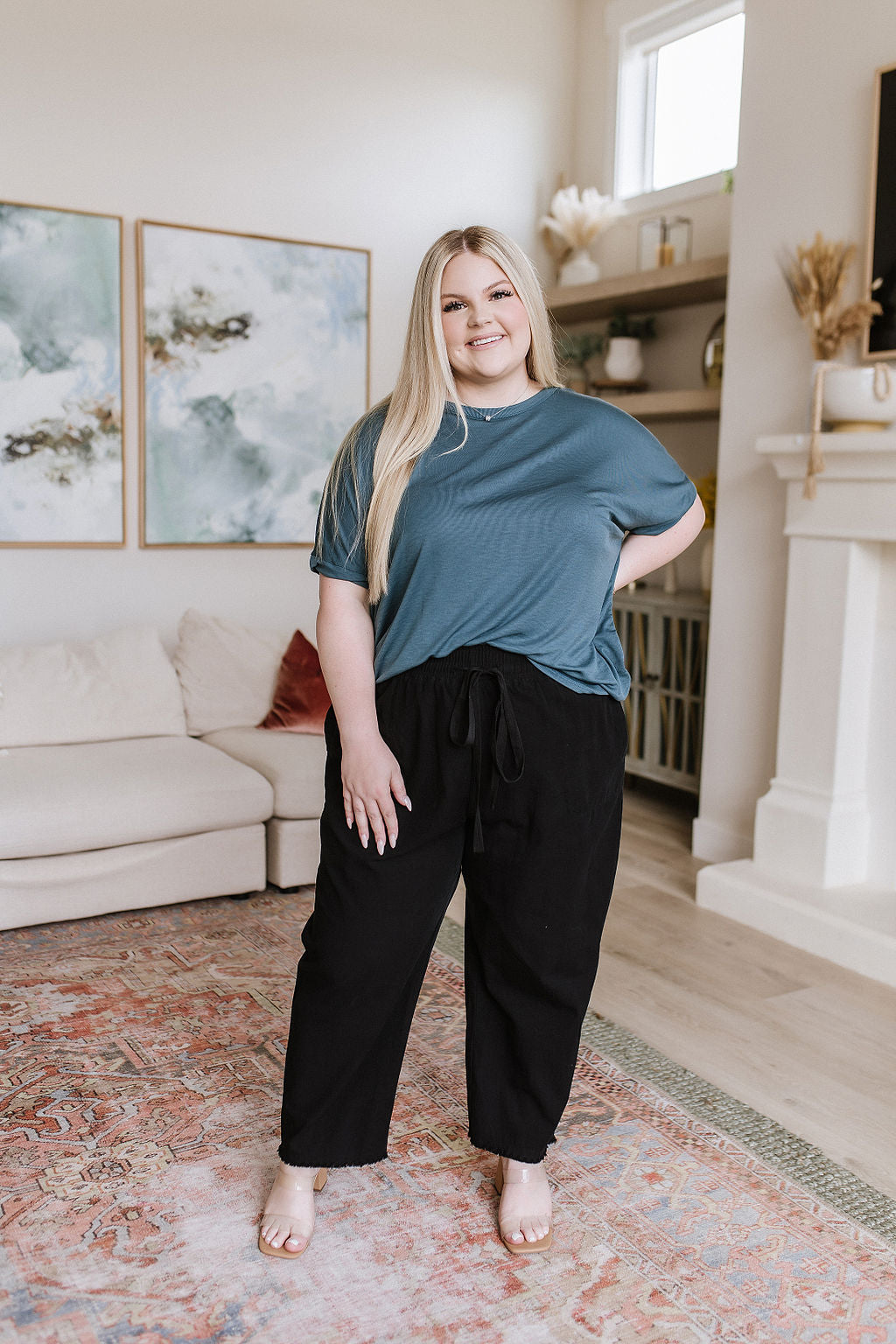 Love Me Dearly High Waisted Pants in Black - 6/16/2025