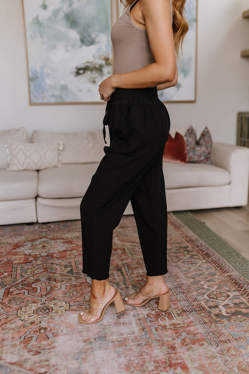 Love Me Dearly High Waisted Pants in Black - 6/16/2025
