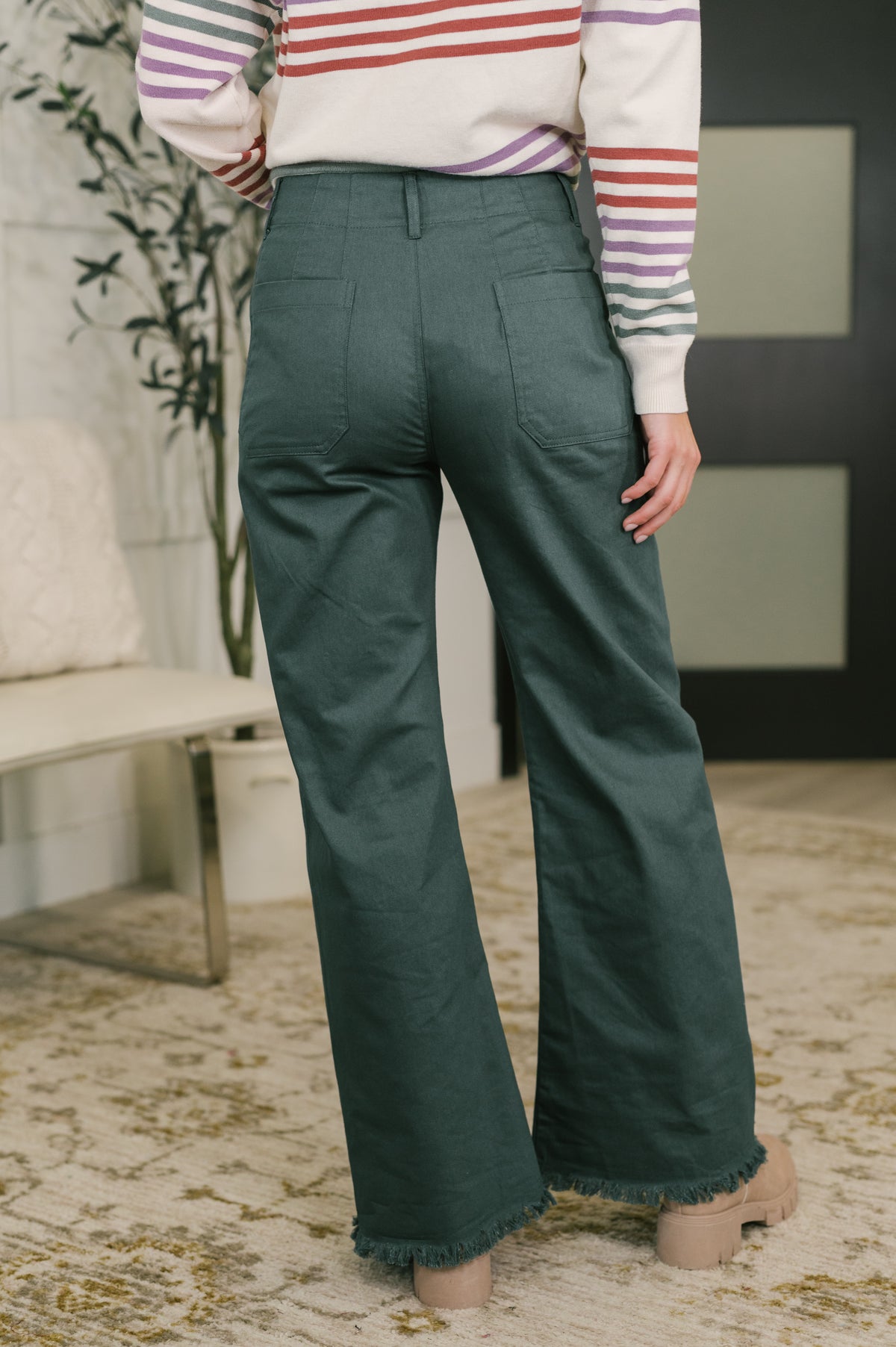 Madam Executive High Waist Wide Leg Trousers - 11/10/2026
