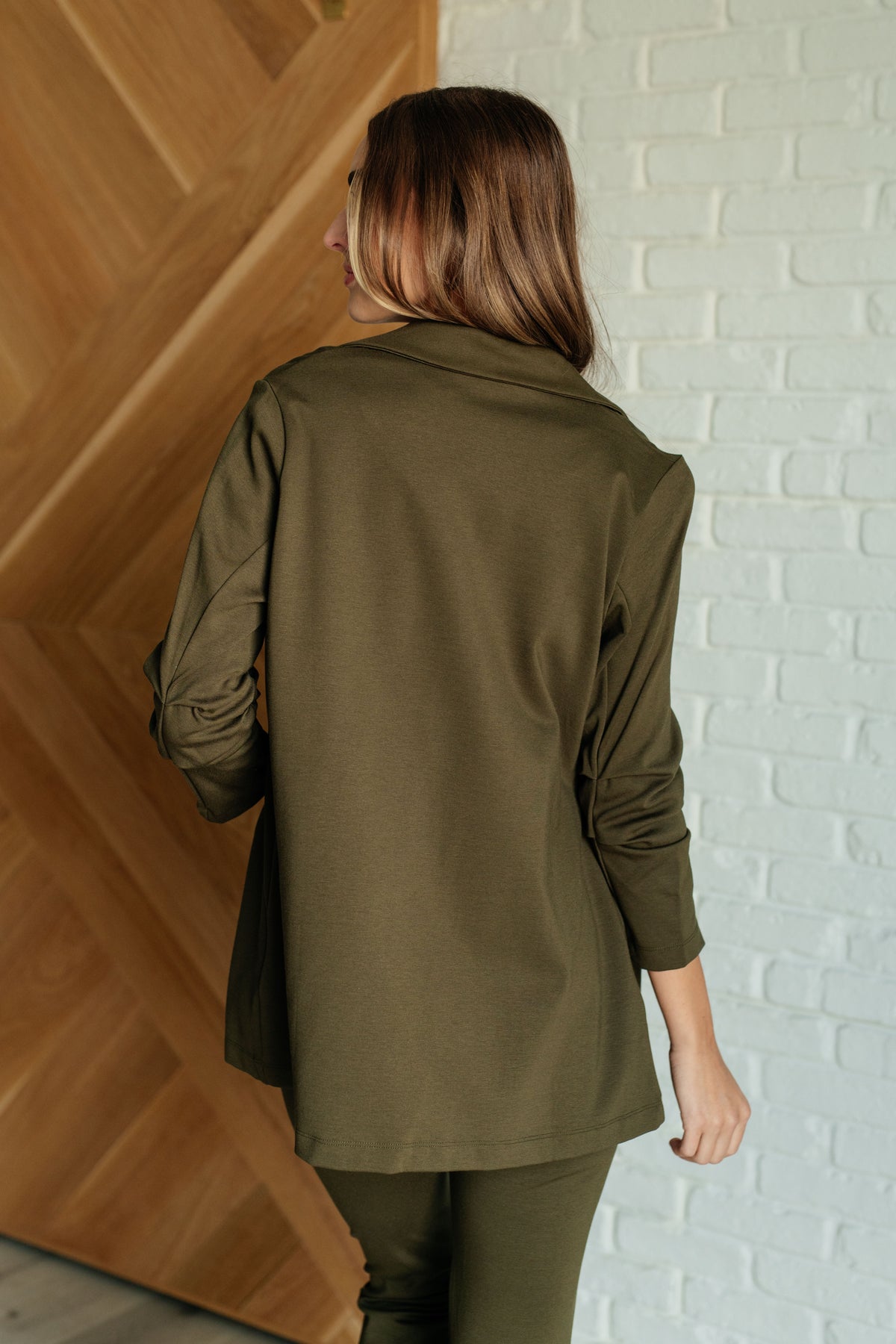 Magic 3/4 Blazer in Olive - 10/3/2024