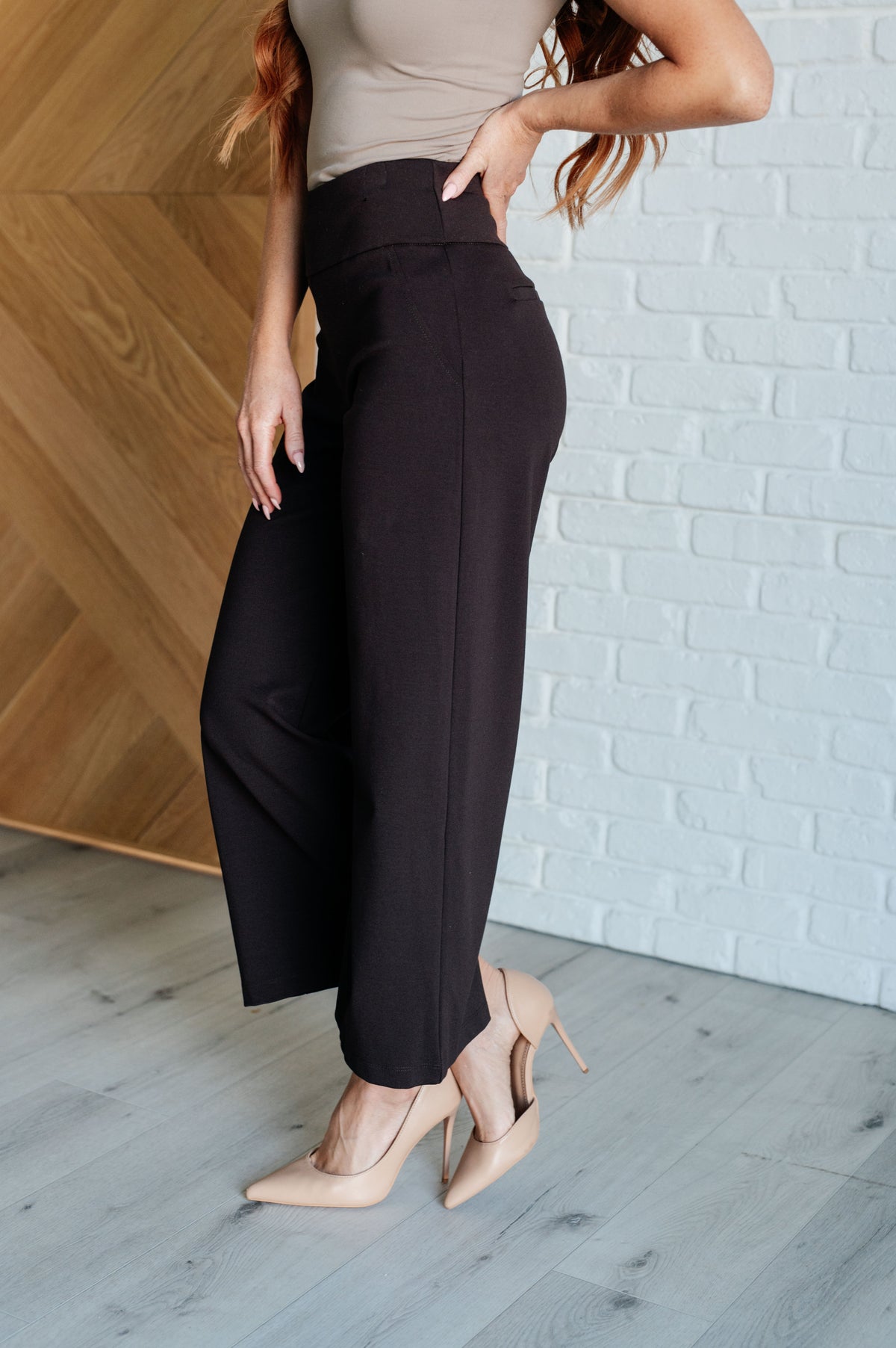 Magic Wide Leg Crop Pants in Chocolate - 10/10/2024