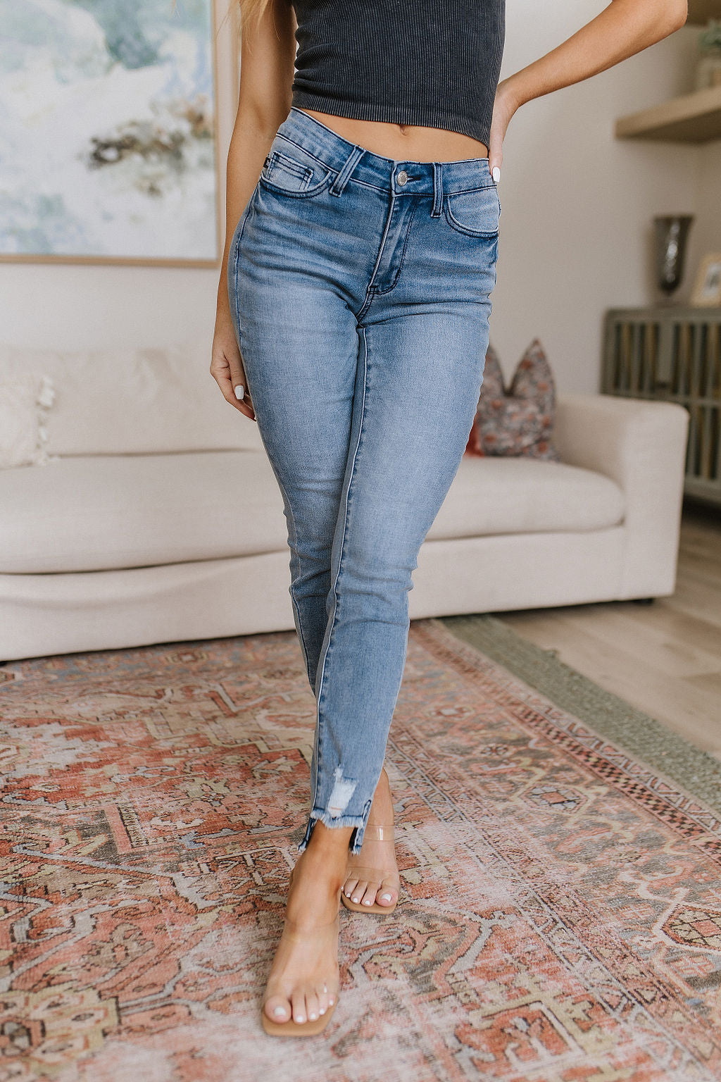 Mariah Mid Rise Cool Relaxed Jeans - 6/7/2023