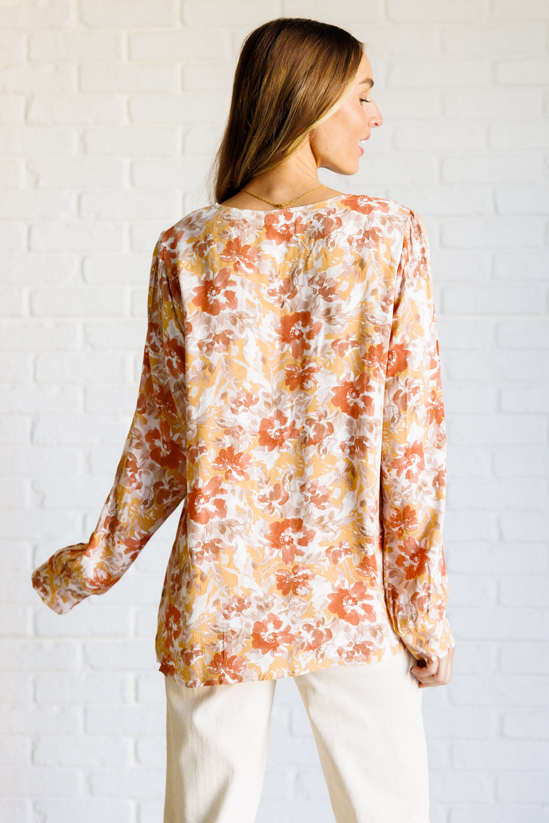 Marigold Dreams Floral Blouse - 9/18/2025