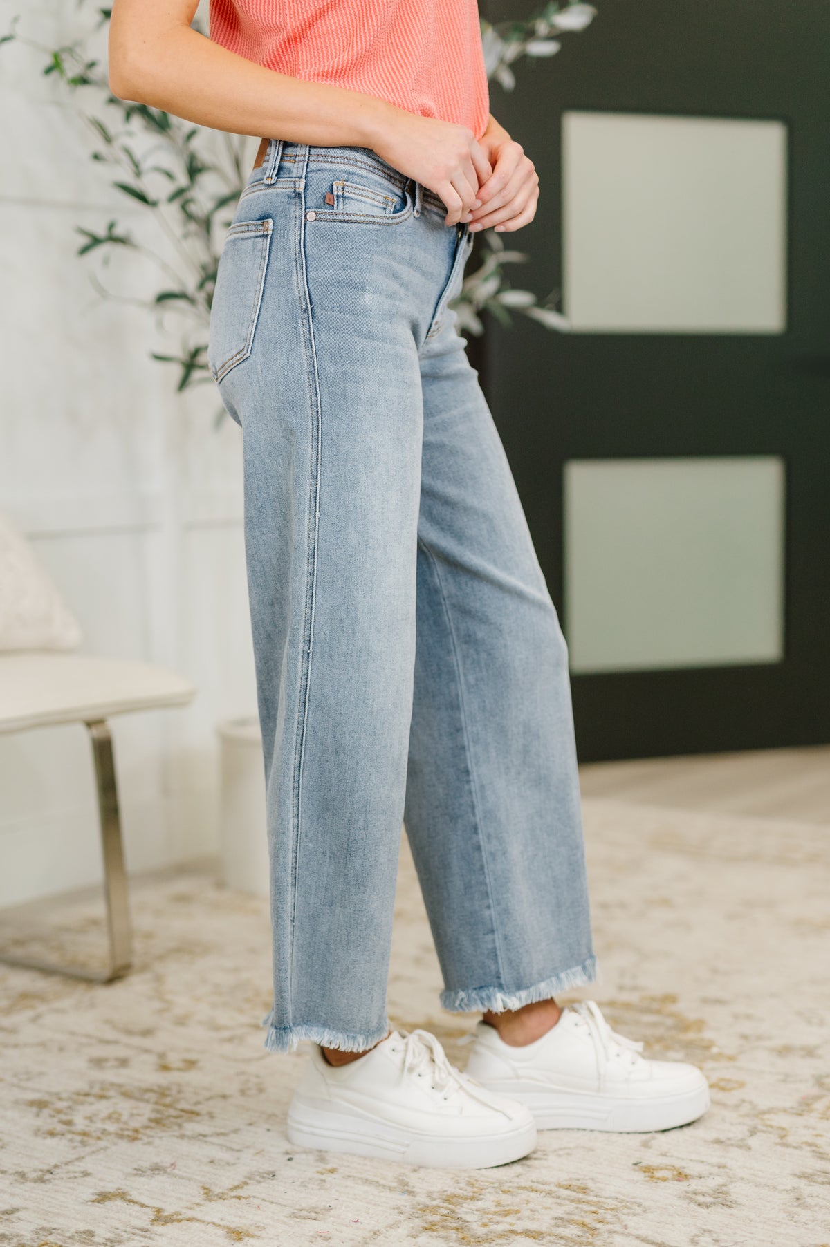 Mary Mid Rise Ankle Wide Leg + Hollywood WB + Fray Hem - 2/25/2026