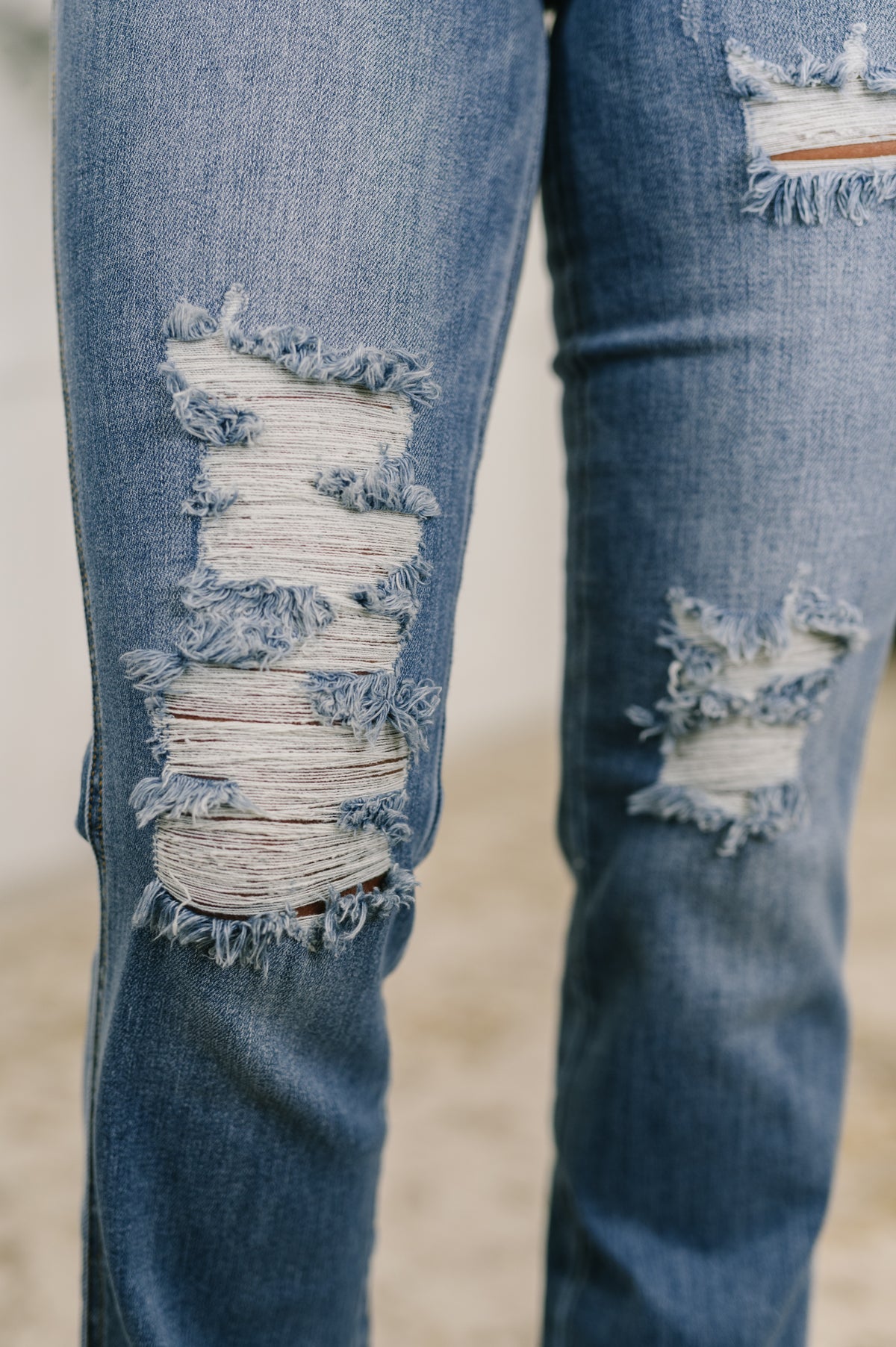 Maureen High Rise Distressed Bootcut Jeans - 6/18/2025 NEW