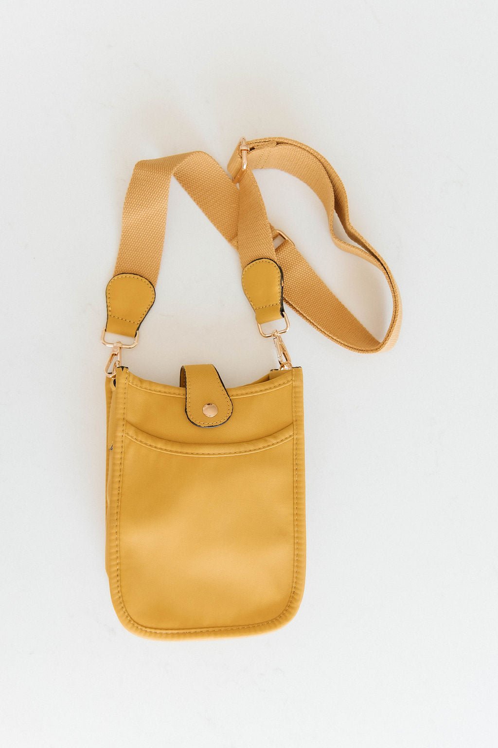 Millie Mini Nylon Crossbody Bag in Mustard - 5/26/2023