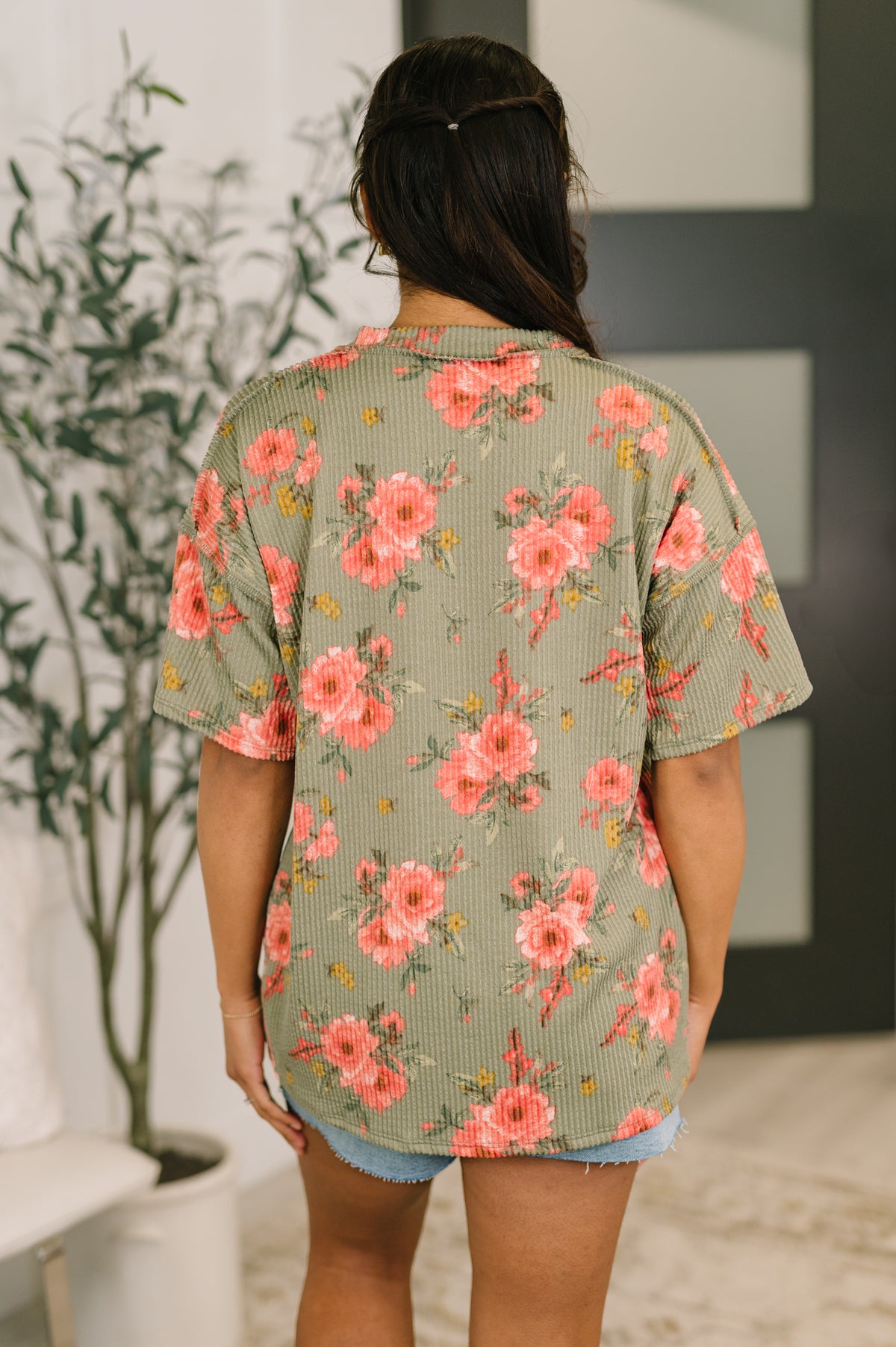 More Than Butterflies Floral V-Neck Top - 2/24/2026