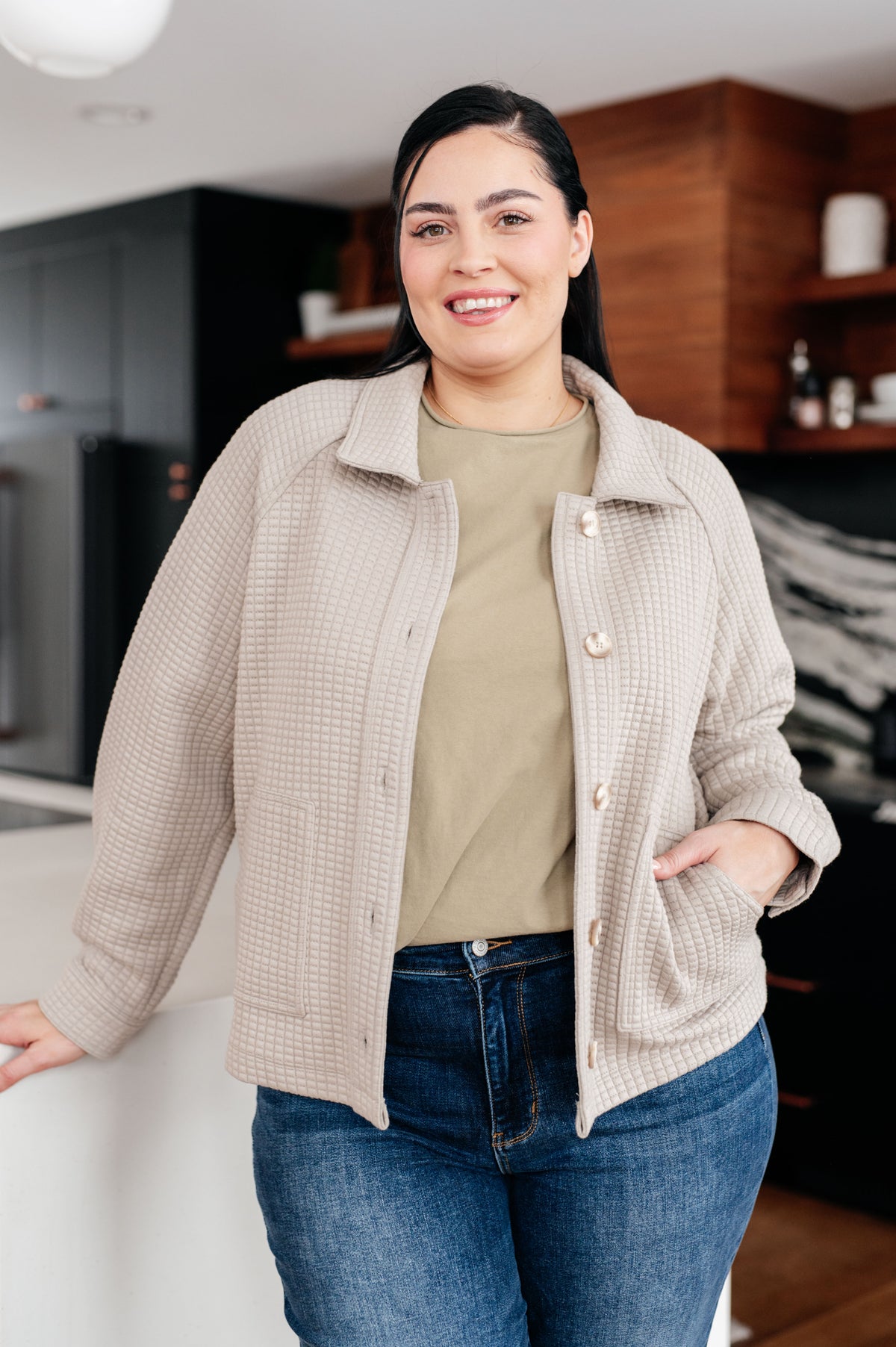 My Best Offer Quilted Texture Shacket - 10/6/2025