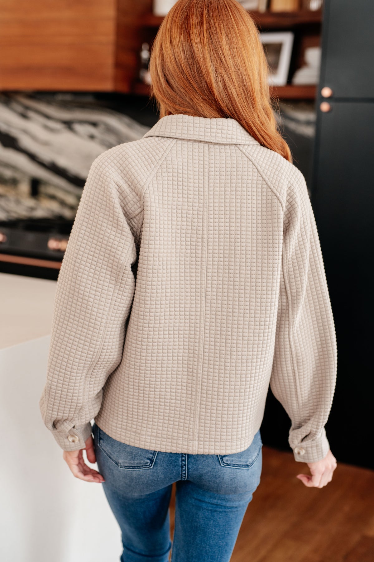 My Best Offer Quilted Texture Shacket - 10/6/2025