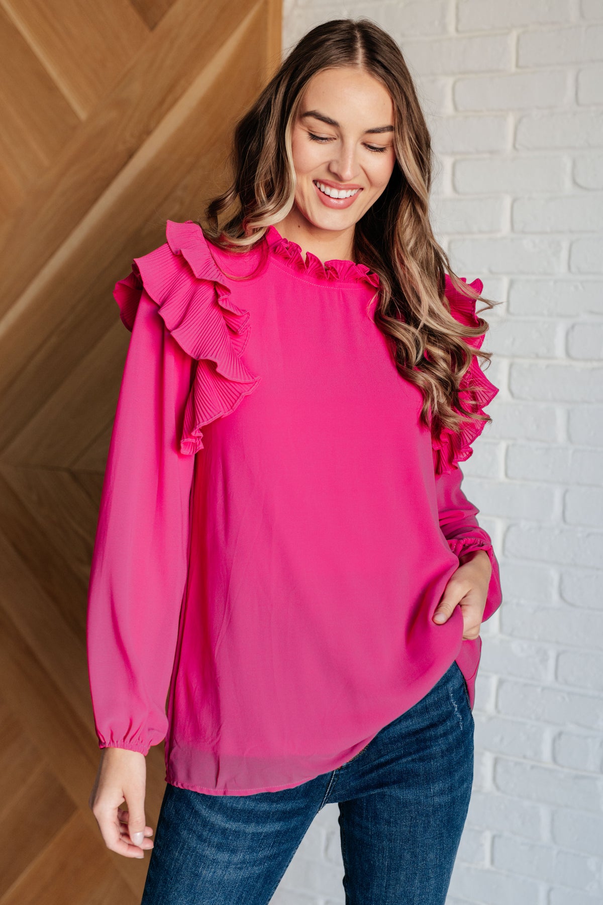 My Good Graces Ruffled Top - 10/29/2024