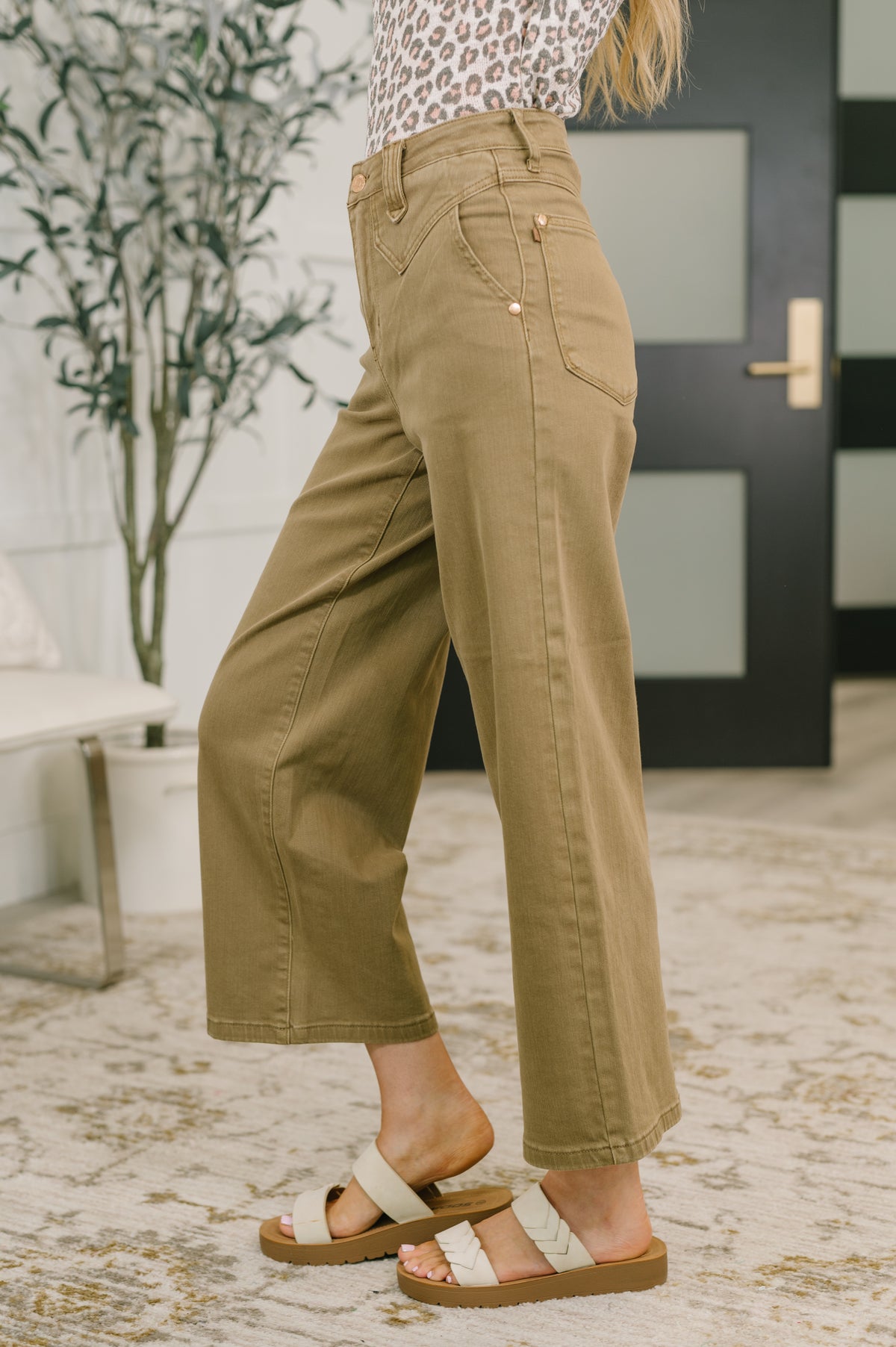 Nancy High Waist Wide Leg Ankle Jean with Vintage Front Yoke - 6/3/2026
