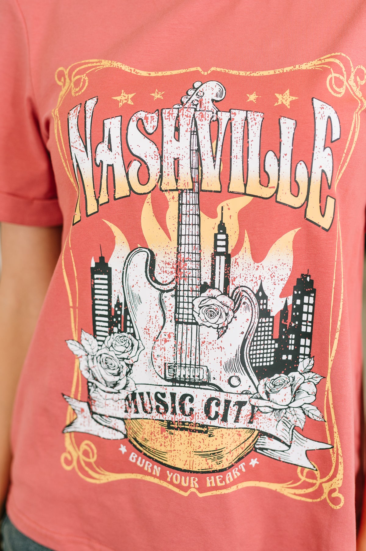 Nashville Music City Casual Graphic Tee - 7/10/2026