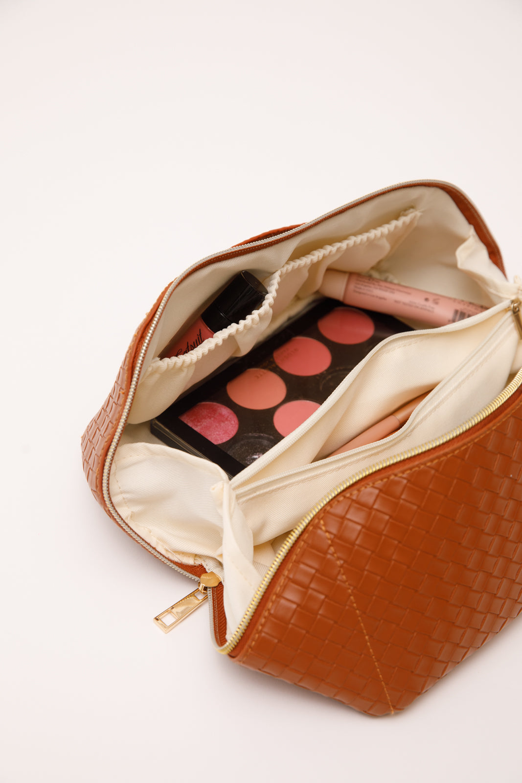 New Dawn Large Capacity Cosmetic Bag in Cognac - 5/29/2023