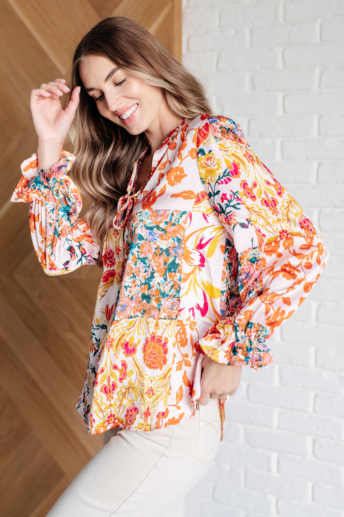 New Romantics Balloon Sleeve Boho Blouse - 10/1/2024