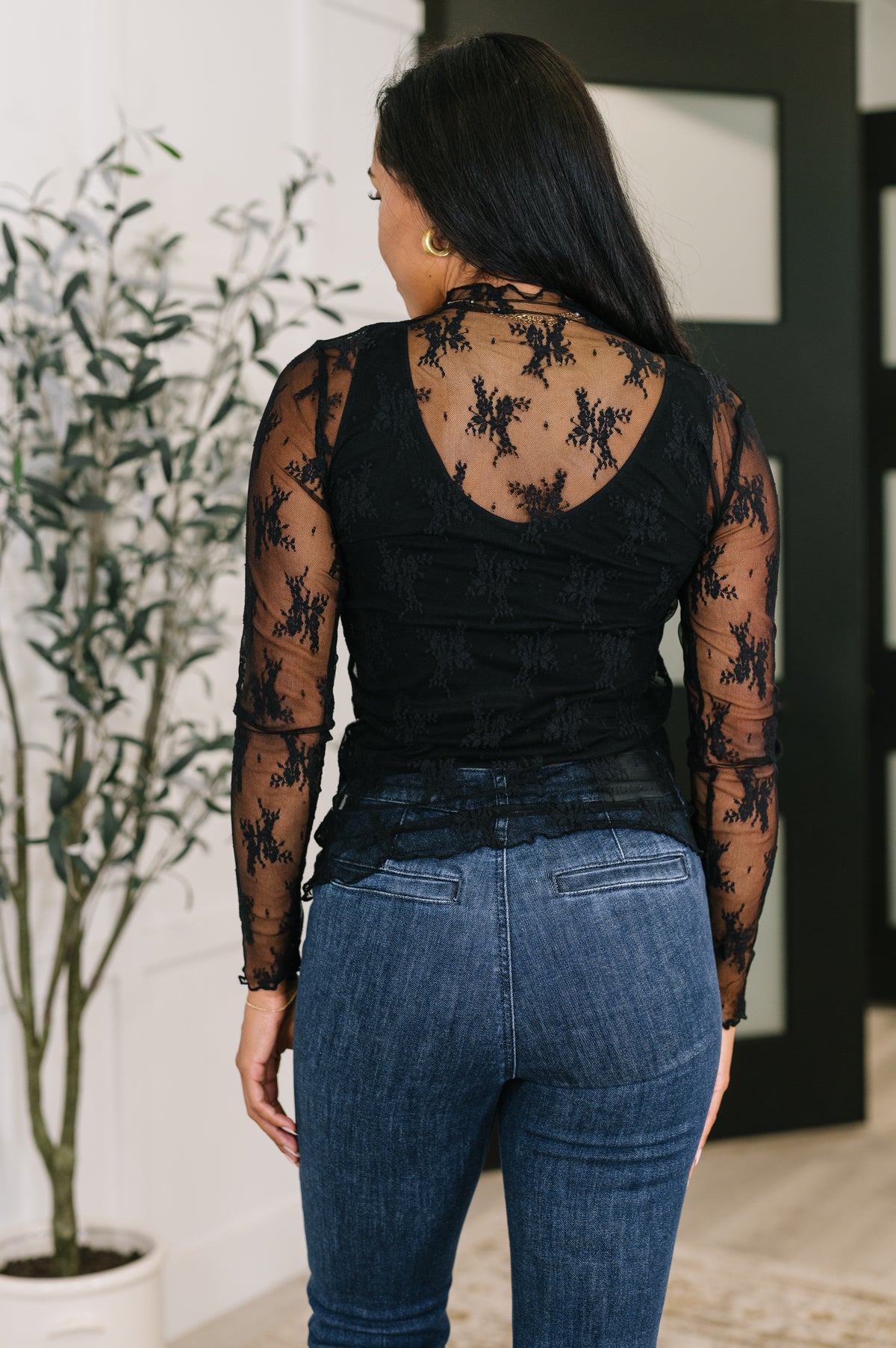 Next Level Patterned Layering Top in Black - 10/24/2025