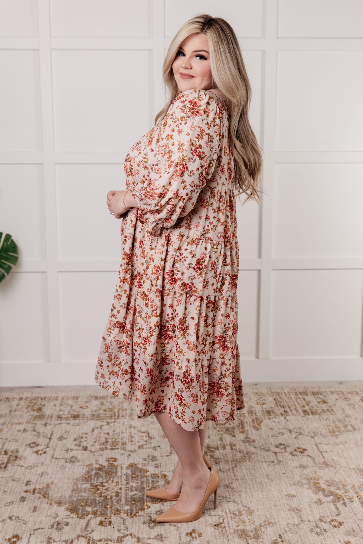 Next to You Balloon Sleeve Floral Dress - 11/5/2024