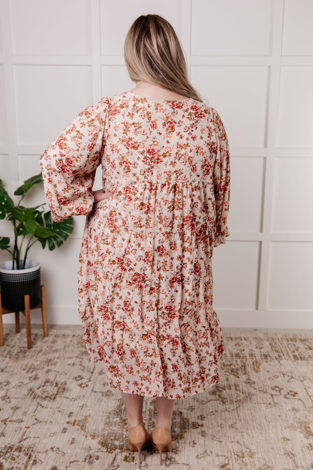 Next to You Balloon Sleeve Floral Dress - 11/5/2024