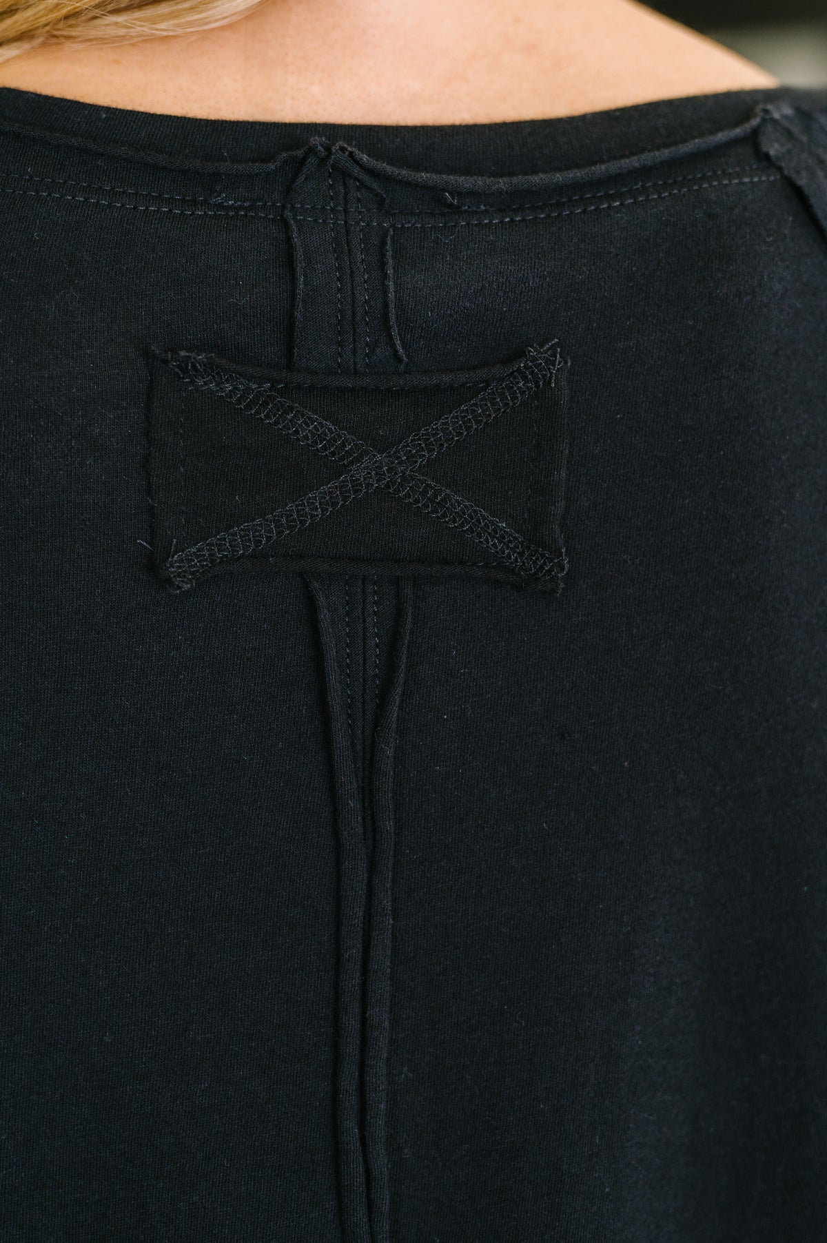 Nice to Each Other Raglan Sleeve Top in Black - 12/3/2025